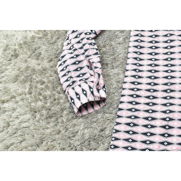 Cruel Girl Pink Snap Button-Up 100% Cotton Shirt, 2XL Girls Western Long Sleeve - Picture 7 of 8